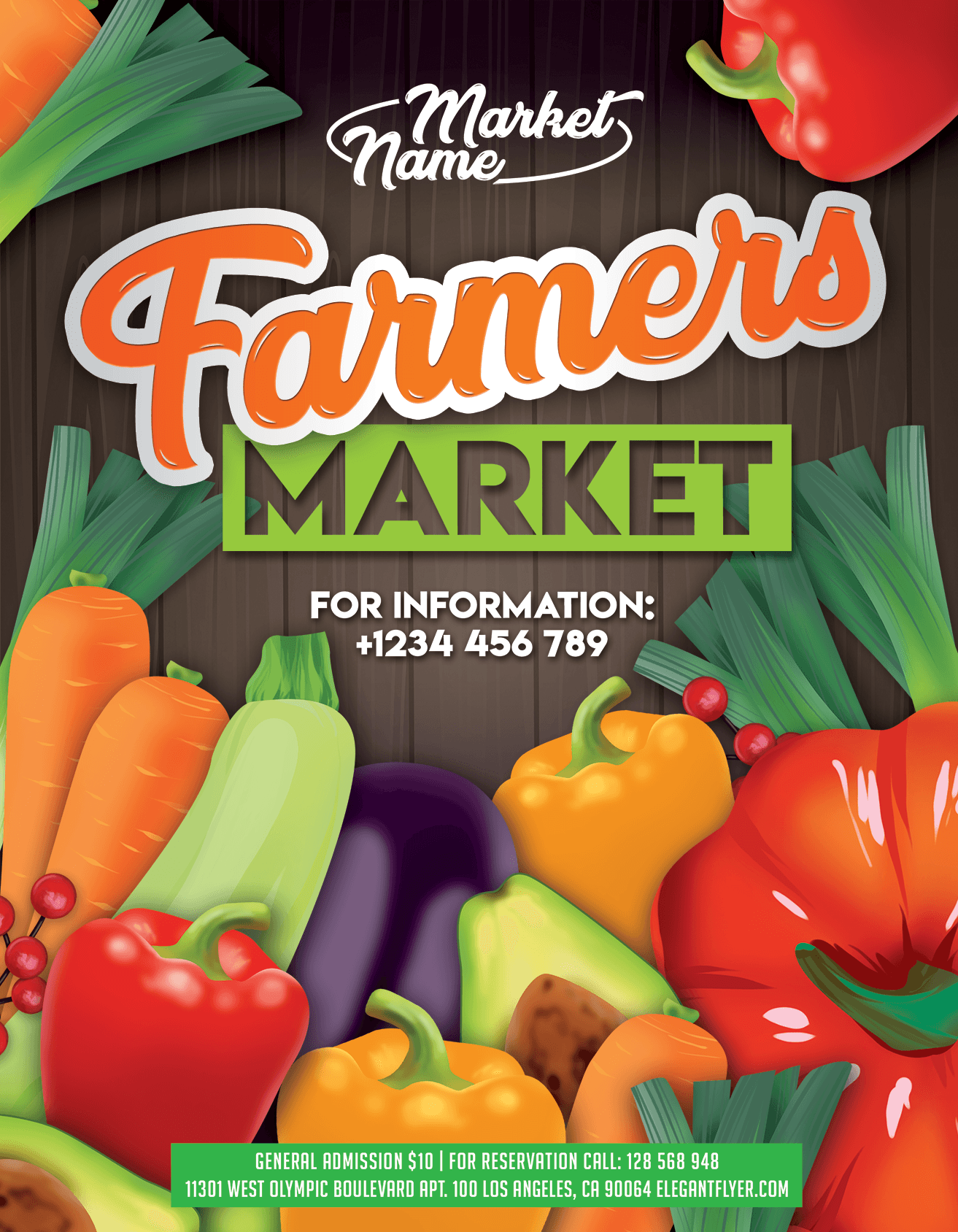 Farmers market flyer