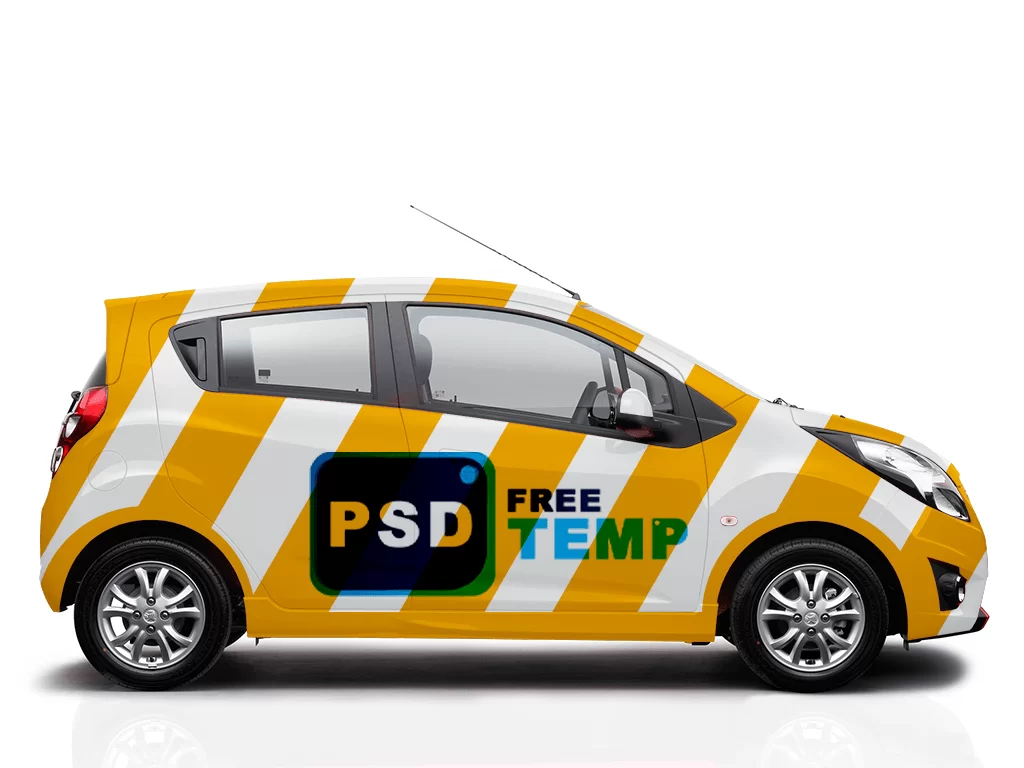 Free ravon2 car mockup PSD template
